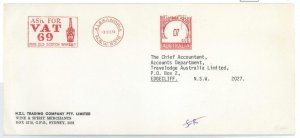 C2884 - AUSTRALIA - Postal History - MECHANICAL postmark WHISKY - VAT 69   1974