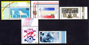 Germany 1995 Mint MNH Accumulation SC 1886,1887,1888,1889,1890