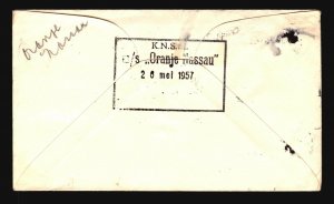 Netherlands 1950 MS Oranje Nassau Paquebot Cover - Z16657