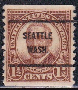 Precancel - Seattle, WA PSS 686-61 - Bureau Issue