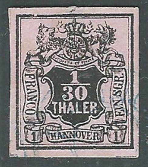 HANNOVER GERMANY - an old forgery of a classic stamp - .....................1194