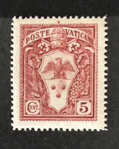Vatican City 1933 #19, Unused/MH, CV $.25