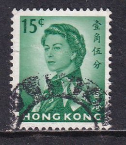 Hong Kong 1962 Sc 205 Queen Elizabeth 2nd Stamp Used
