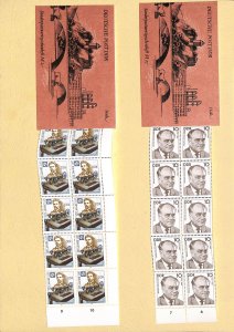 DDR East Germany MNH complete stamp booklets,  m39