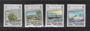 Falkland Islands #404-07   (1984 Lloyd's List set) VFMNN CV $3.50