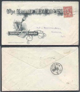 Canada-cover #7553 - 2c Edward - York County - Toronto , Ont - Mr 21 1906 - The