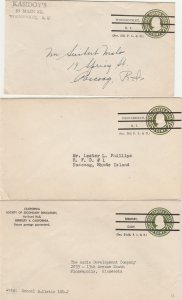 Scott# U420 5 Precancels US envelope.