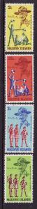 D1-Maldives-Scott#243-6-unused hinged set-Boy Scouts-1968-