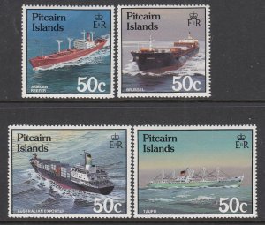 Pitcairn Islands 281-284 Ships MNH VF