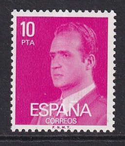 Spain   #1983  MNH  1977  King Juan Carlos I   10p