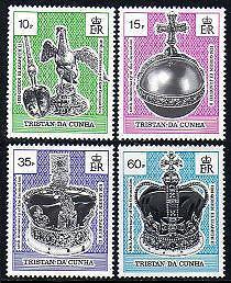 TRISTAN DA CUNHA Sc.# 524-27 QEII Stamps