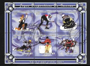 Mozambique #1440 Winter Olympics Salt Lake Souvenir Sheet (12356) (Stock Photo)