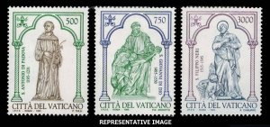 Vatican City Scott 993-995 Mint never hinged.