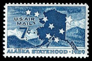 PCBstamps  US C53 7c Alaska Statehood, MNH, (11)