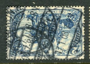 GERMANY; 1906-11 early Deutsches Reich high value 2M. used fair Postmark