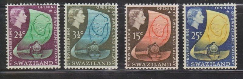 SWAZILAND Scott # 111-14 MNH - Opening Of Swaziland Railway