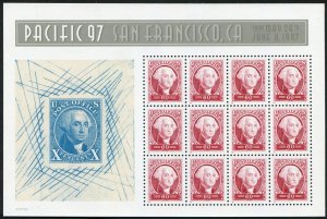 US 3140 MNH  Pacific 97  Sheet of 12 60C stamps