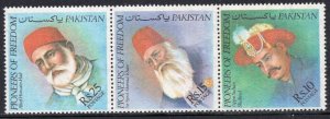 4048 - Pakistan - Pioneers of Freedom - Famous People - MNH Set