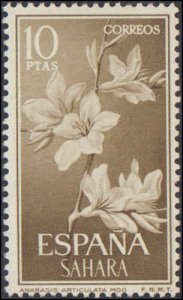 Spanish Sahara #118-125, Complete Set(8), 1962, Flowers, Never Hinged