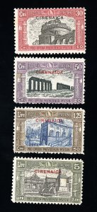 Cyrenaica Stamps # B21-4 MNH VF Scott Value $52.00