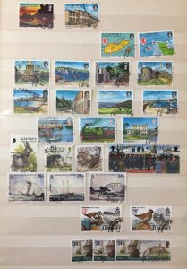 Alderney Guernsey QE Modern Used (100+) AB1970