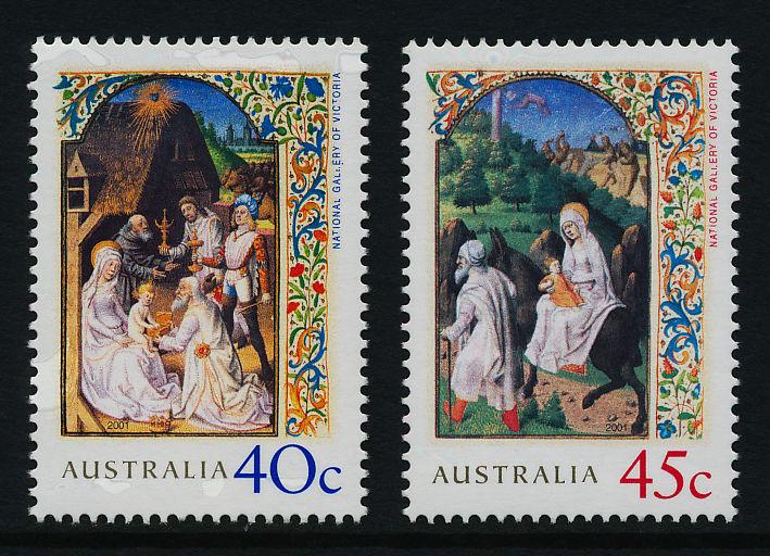 Australia 2018-9 MNH Christmas, Art, Manuscript Illuminations