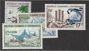 New Caledonia Sc#318-319, 323 MNH F-VF...Bid to Win!