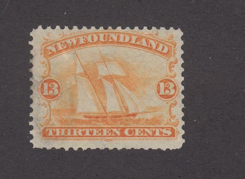 NEWFOUNDLAND # 30 VF-MNG 13cts SHIP CAT VALUE $200 FREE SHIPPING