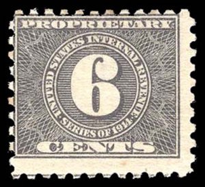 U.S. REV. PROPRIETARY RB61  Mint (ID # 91469)
