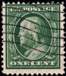 SC#374 1¢ Franklin (1910) Used