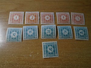 Austria  # J103-113  MH