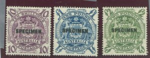 Australia  #219-221 Mint (NH) Single