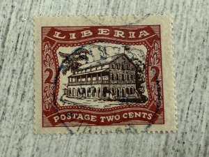 Liberia #215 Used, 2c, Hall of Representatives, Monrovia, 2024 SCV.$0.25