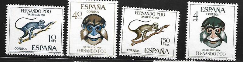 FERNANDO 240-243 MNH C/SET MONKEYS