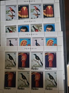 Stamps Penrhyn Scott 93-6 never hinged