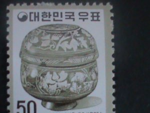 ​KOREA 1975-SC#964- CERAMIC JAR-MNH-VF-50-YEARS OLD-HARD TO FIND-RARE-LAST ONE