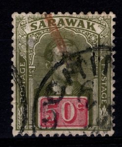 Sarawak 1928-29 Sir Charles Vyner Brooke Def., 50c [Used]