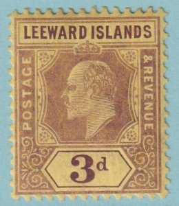 LEEWARD ISLANDS 34 MINT HINGED OG**  NO FAULTS VERY FINE! DXR