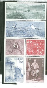 Sweden #1242-7 Mint (NH) Single (Complete Set)