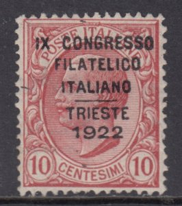 Italy Regno - Sassone n.123 cv 1800$ MNH** - Congresso Filatelico