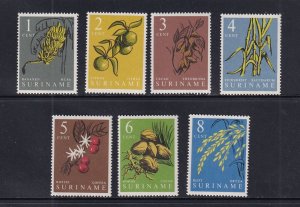 Surinam  #284-290  MNH  1961  fruit