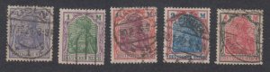 Germany - 1920 - SC 128-32 - Used - CDS - High values