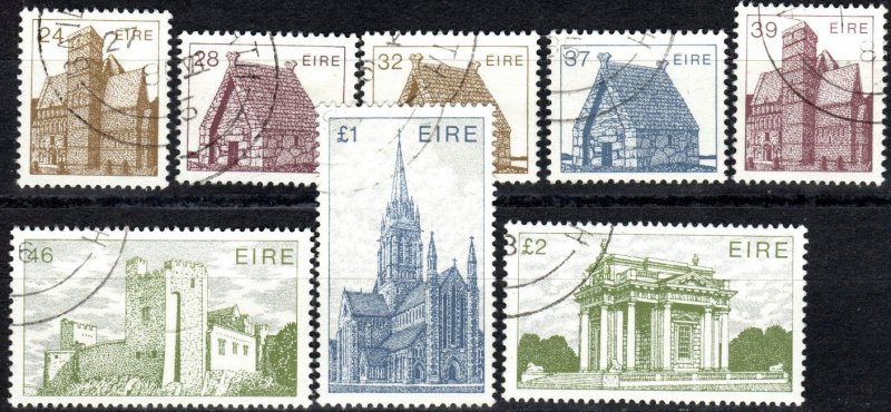 Ireland #638-45 F-VF Used CV $18.10 (X5244)