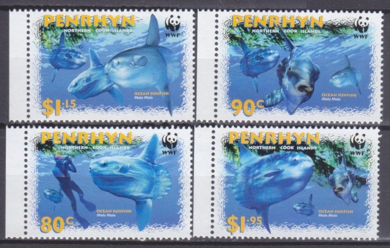 2003 Penrhyn Island 605-608 WWF / Marine fauna 6,50 €