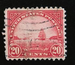 567 Golden Gate, circulated single, NH, Vic's Stamp Stash