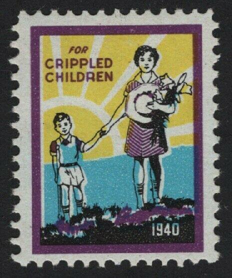 UNITED STATES 1940 Crippled Children CINDERELLA  - BARNEYS