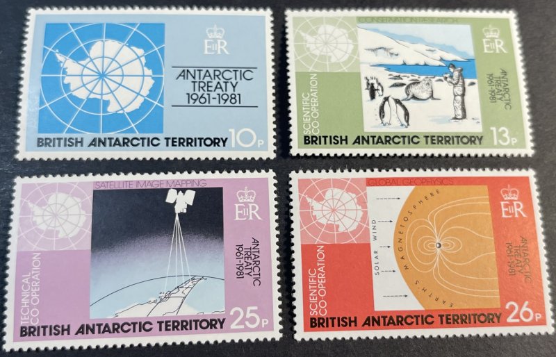 BRITISH ANTARCTIC TERR. # 82-85--MINT/NEVER HINGED--COMPLETE SET--1981