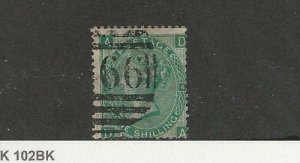 Great Britain, Postage Stamp, #48 Plate 4 Used, 1865, JFZ