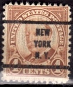 US Stamp #685x63 - Robert Taft Regular Issue 1930 Precancel