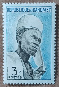 Dohomey #161 3fr Bariba Chief of Nikki MH (1963)